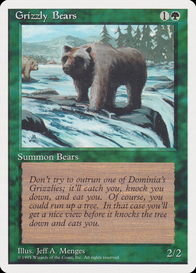 Grizzly Bears [Rivals Quick Start Set] MTG Single Magic: The Gathering    | Red Claw Gaming