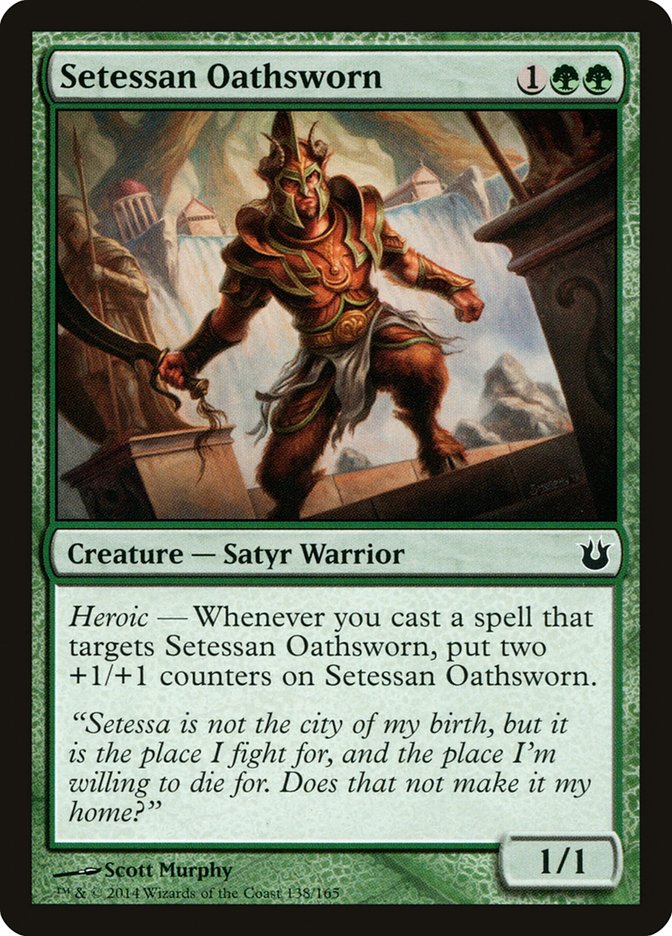 Setessan Oathsworn [Born of the Gods] MTG Single Magic: The Gathering    | Red Claw Gaming