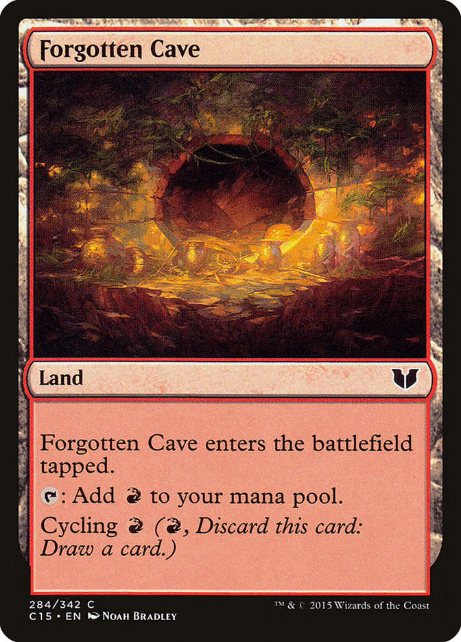 Forgotten Cave [Commander 2015] MTG Single Magic: The Gathering    | Red Claw Gaming