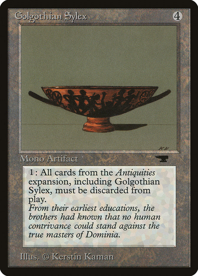 Golgothian Sylex [Antiquities] MTG Single Magic: The Gathering    | Red Claw Gaming