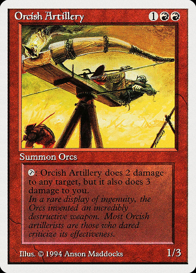 Orcish Artillery [Summer Magic / Edgar] MTG Single Magic: The Gathering    | Red Claw Gaming