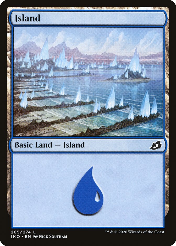 Island (265) [Ikoria: Lair of Behemoths] MTG Single Magic: The Gathering    | Red Claw Gaming