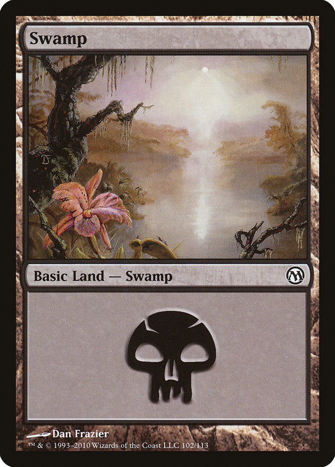 Swamp (102) [Duels of the Planeswalkers] MTG Single Magic: The Gathering    | Red Claw Gaming