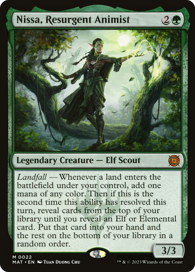 Nissa, Resurgent Animist [March of the Machine: The Aftermath] MTG Single Magic: The Gathering    | Red Claw Gaming