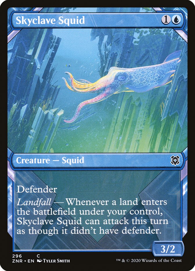 Skyclave Squid (Showcase) [Zendikar Rising] MTG Single Magic: The Gathering    | Red Claw Gaming