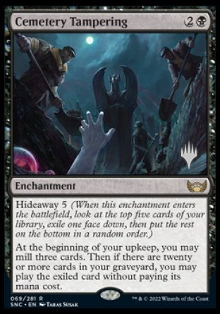 Cemetery Tampering (Promo Pack) [Streets of New Capenna Promos] MTG Single Magic: The Gathering    | Red Claw Gaming