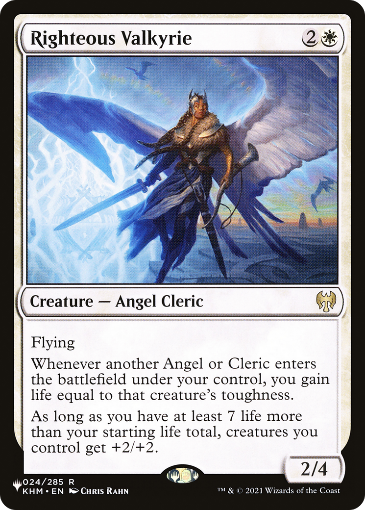 Righteous Valkyrie [Secret Lair: Angels] MTG Single Magic: The Gathering    | Red Claw Gaming