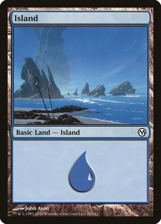Island (99) [Duels of the Planeswalkers] MTG Single Magic: The Gathering    | Red Claw Gaming