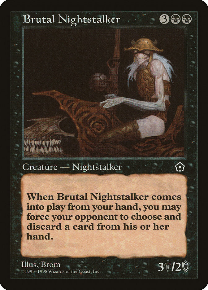 Brutal Nightstalker [Portal Second Age] MTG Single Magic: The Gathering    | Red Claw Gaming