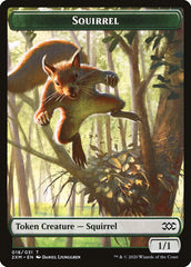 Soldier // Squirrel Double-Sided Token [Double Masters Tokens] MTG Single Magic: The Gathering    | Red Claw Gaming