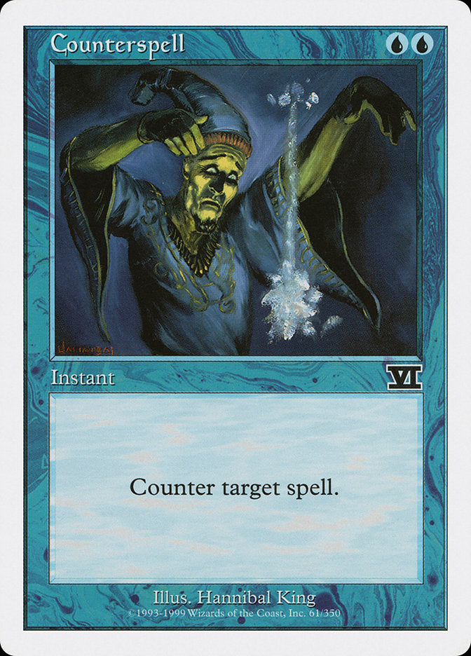 Counterspell [Classic Sixth Edition] MTG Single Magic: The Gathering    | Red Claw Gaming