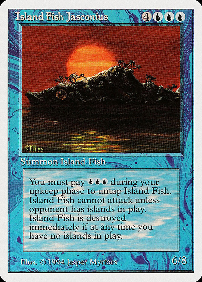 Island Fish Jasconius [Summer Magic / Edgar] MTG Single Magic: The Gathering    | Red Claw Gaming