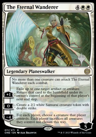 The Eternal Wanderer (Promo Pack) [Phyrexia: All Will Be One Promos] MTG Single Magic: The Gathering    | Red Claw Gaming