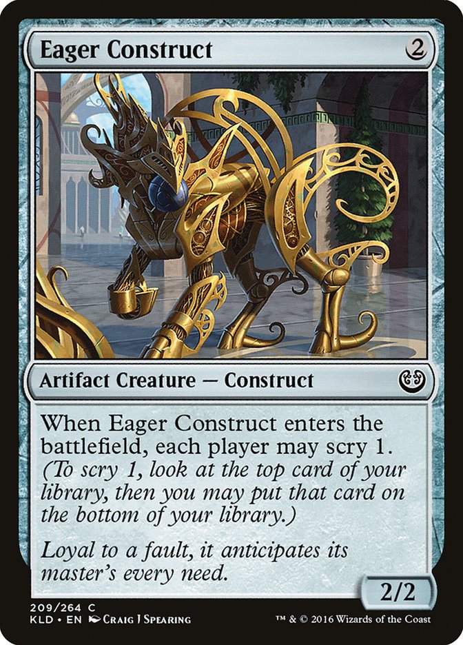 Eager Construct [Kaladesh] MTG Single Magic: The Gathering    | Red Claw Gaming