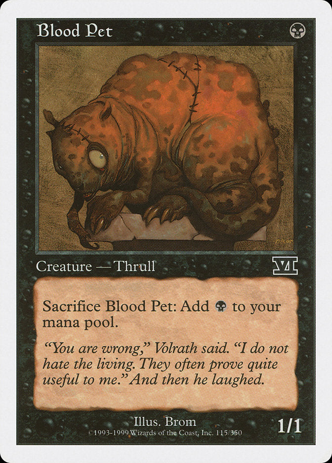 Blood Pet [Classic Sixth Edition] MTG Single Magic: The Gathering    | Red Claw Gaming