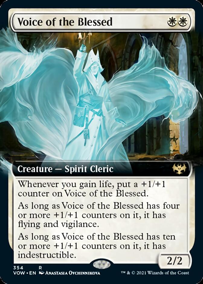 Voice of the Blessed (Extended Art) [Innistrad: Crimson Vow] MTG Single Magic: The Gathering    | Red Claw Gaming