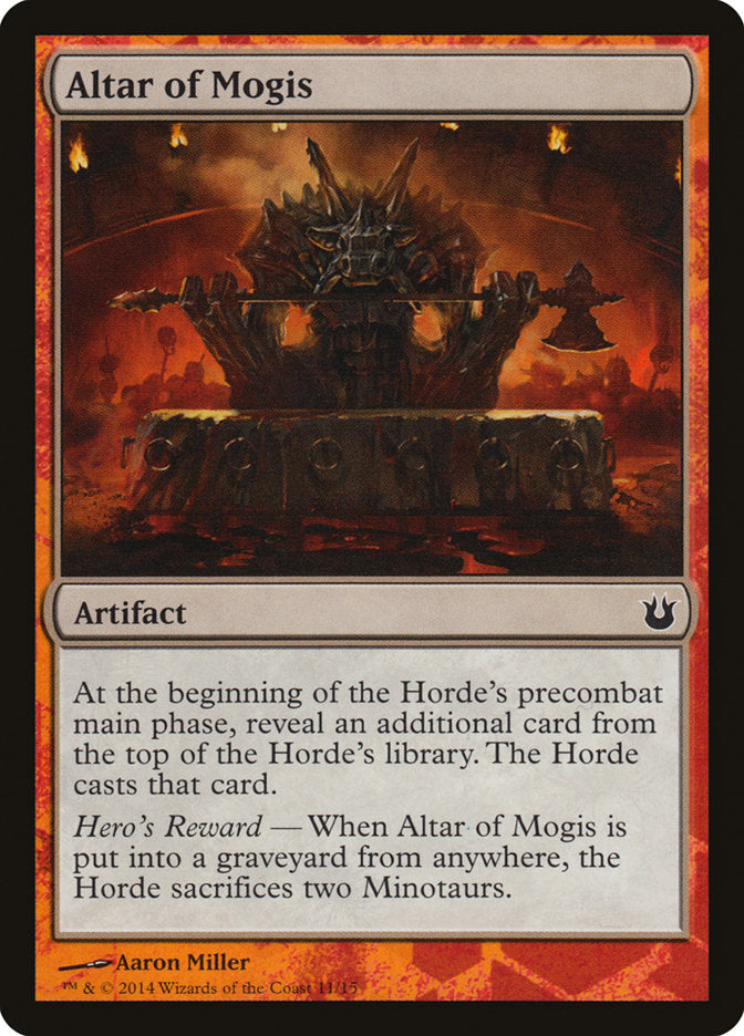 Altar of Mogis [Born of the Gods Battle the Horde] MTG Single Magic: The Gathering    | Red Claw Gaming