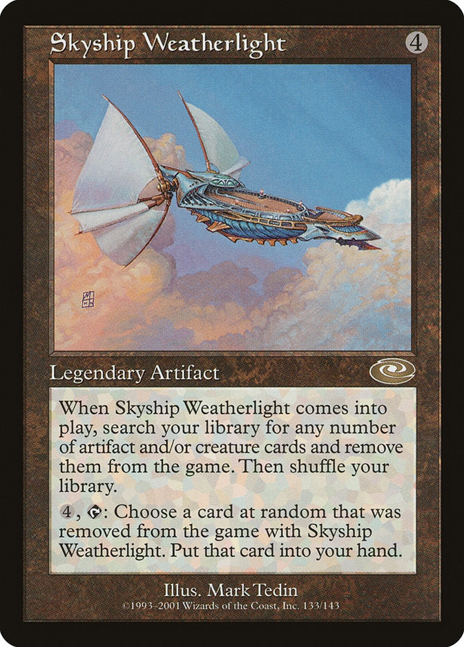 Skyship Weatherlight (Mark Tedin) [Planeshift] MTG Single Magic: The Gathering    | Red Claw Gaming