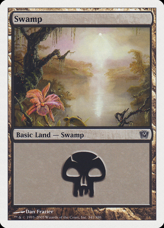 Swamp (341) [Ninth Edition] MTG Single Magic: The Gathering    | Red Claw Gaming