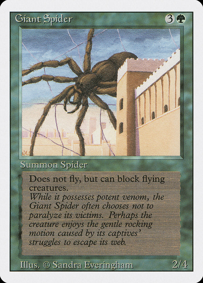 Giant Spider [Revised Edition] MTG Single Magic: The Gathering    | Red Claw Gaming