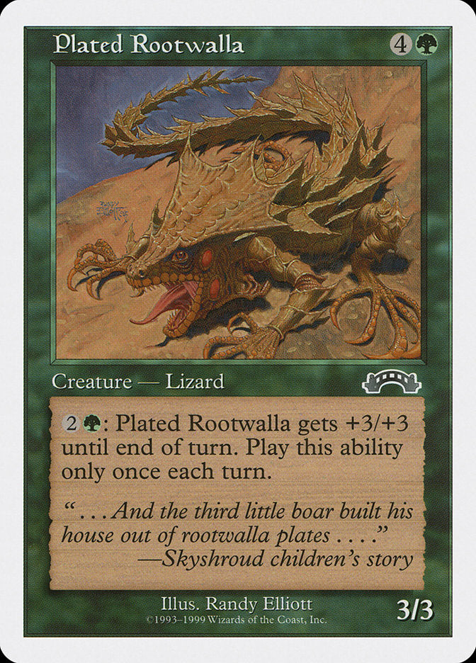 Plated Rootwalla [Battle Royale] MTG Single Magic: The Gathering    | Red Claw Gaming