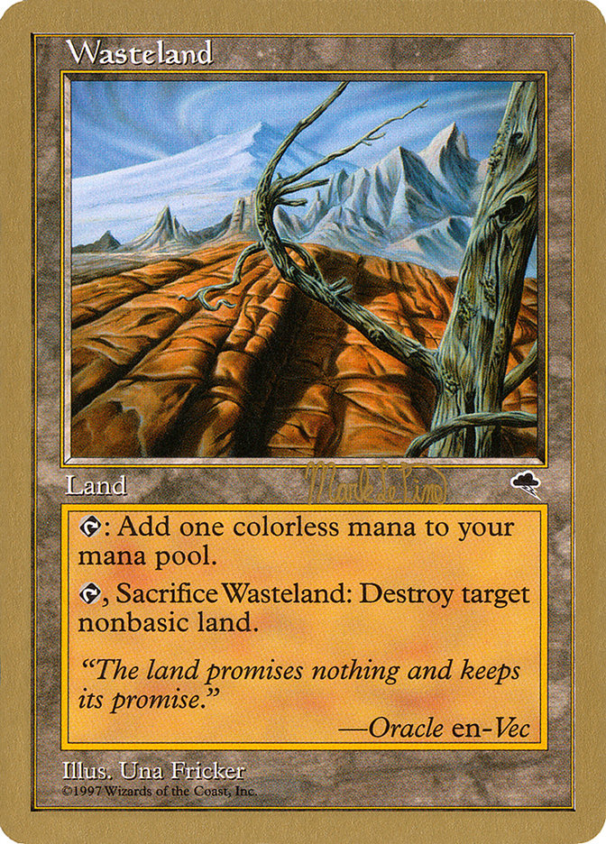 Wasteland (Mark Le Pine) [World Championship Decks 1999] MTG Single Magic: The Gathering    | Red Claw Gaming