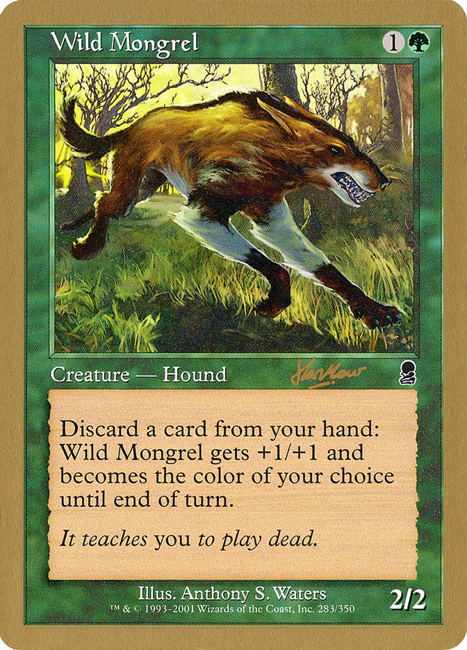 Wild Mongrel (Sim Han How) [World Championship Decks 2002] MTG Single Magic: The Gathering    | Red Claw Gaming