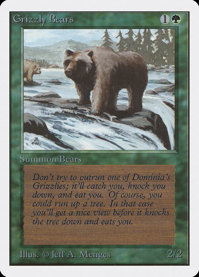 Grizzly Bears [Unlimited Edition] MTG Single Magic: The Gathering    | Red Claw Gaming