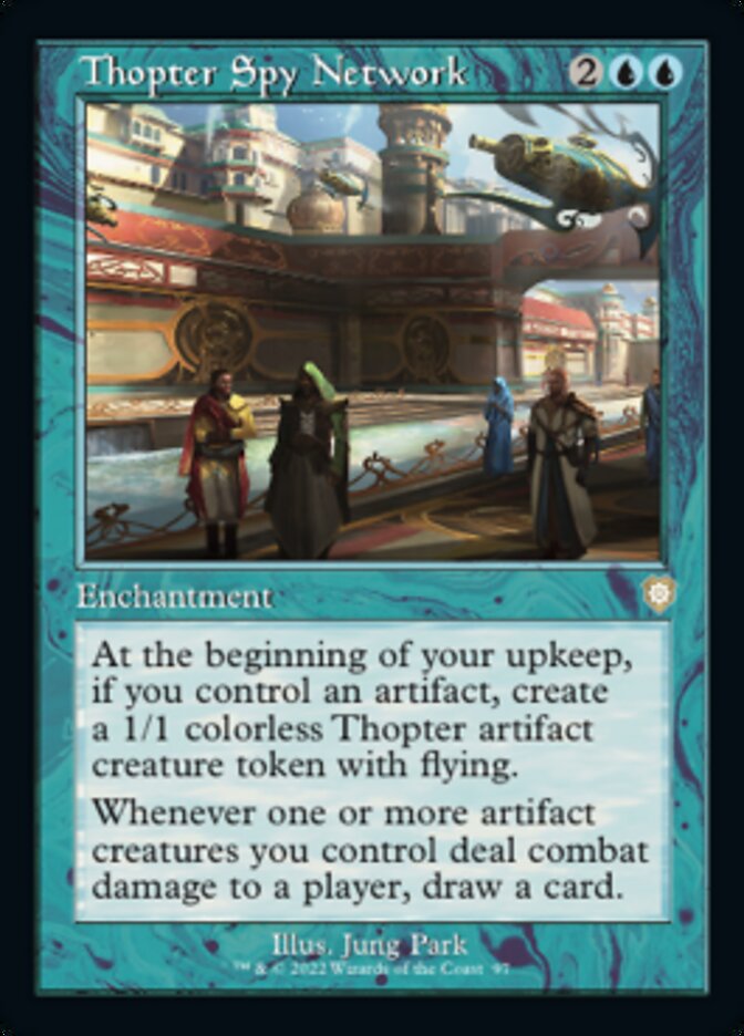 Thopter Spy Network (Retro) [The Brothers' War Commander] MTG Single Magic: The Gathering    | Red Claw Gaming