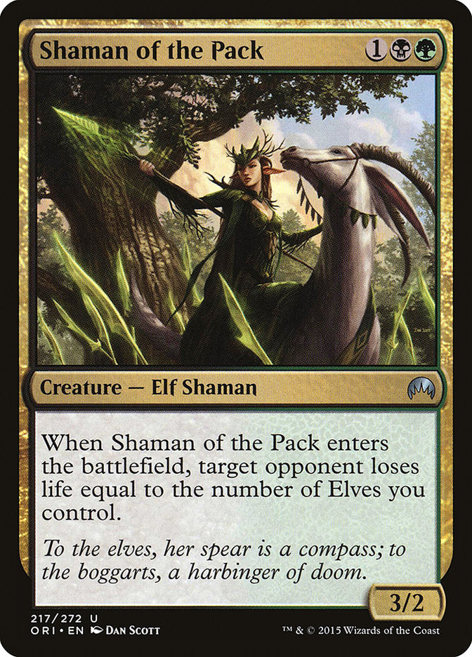 Shaman of the Pack [Magic Origins] MTG Single Magic: The Gathering    | Red Claw Gaming