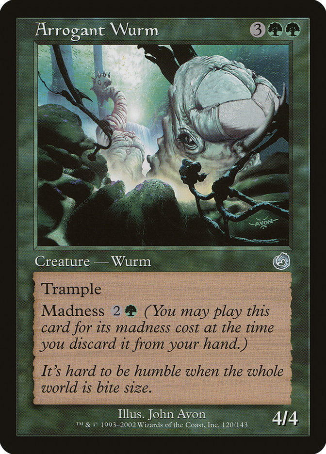 Arrogant Wurm [Torment] MTG Single Magic: The Gathering    | Red Claw Gaming