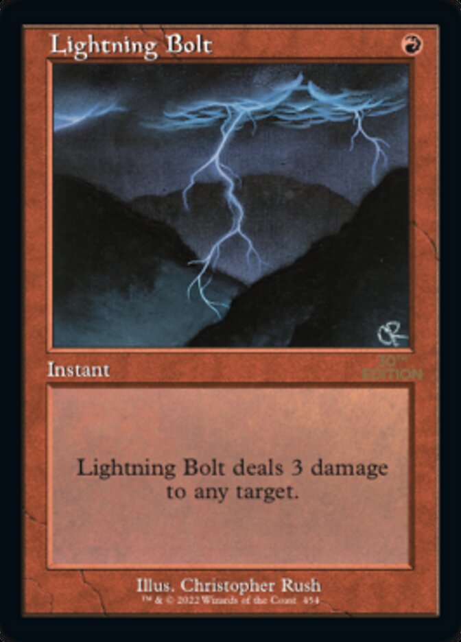 Lightning Bolt (Retro) [30th Anniversary Edition] MTG Single Magic: The Gathering    | Red Claw Gaming