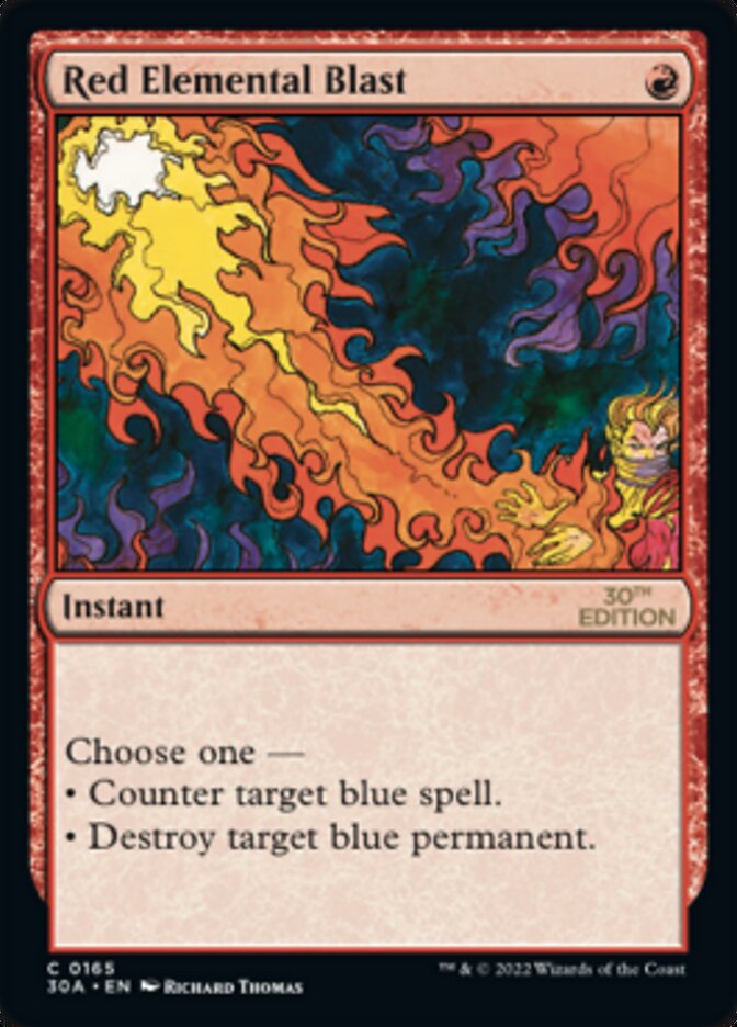 Red Elemental Blast [30th Anniversary Edition] MTG Single Magic: The Gathering    | Red Claw Gaming