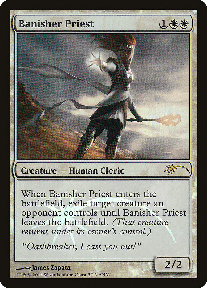 Banisher Priest [Friday Night Magic 2014] MTG Single Magic: The Gathering    | Red Claw Gaming