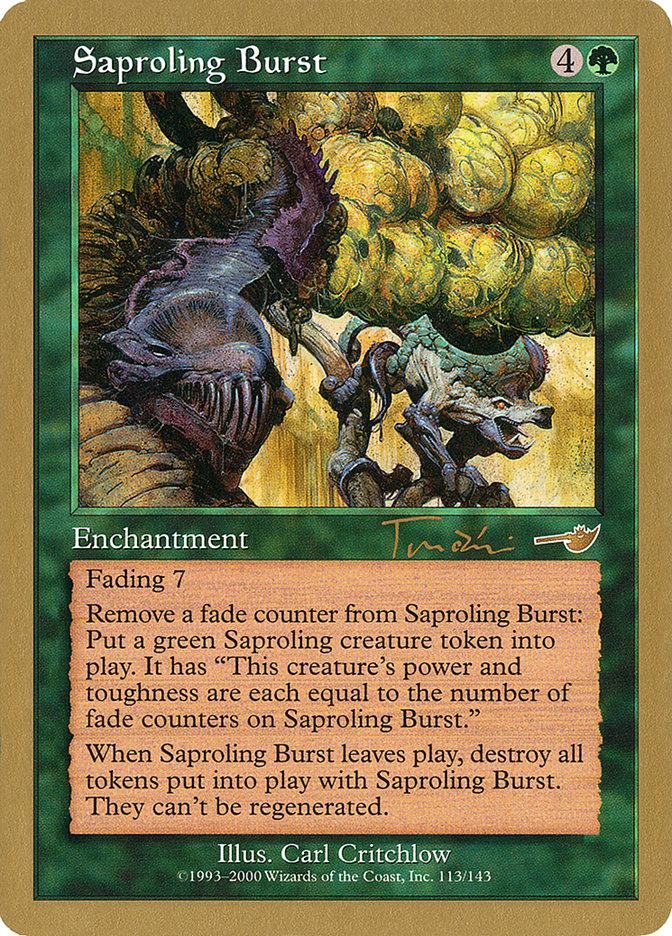 Saproling Burst (Jan Tomcani) [World Championship Decks 2001] MTG Single Magic: The Gathering    | Red Claw Gaming