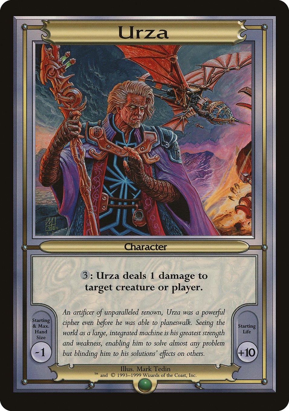 Urza [Vanguard Series] MTG Single Magic: The Gathering    | Red Claw Gaming