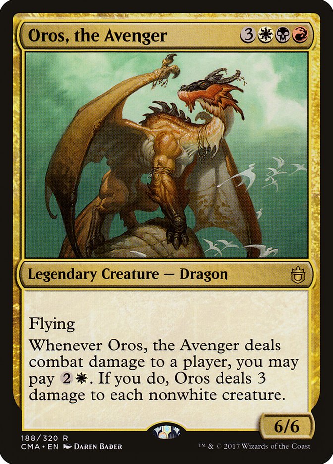 Oros, the Avenger [Commander Anthology] MTG Single Magic: The Gathering    | Red Claw Gaming