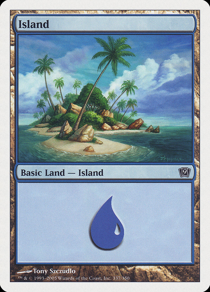 Island (337) [Ninth Edition] MTG Single Magic: The Gathering    | Red Claw Gaming