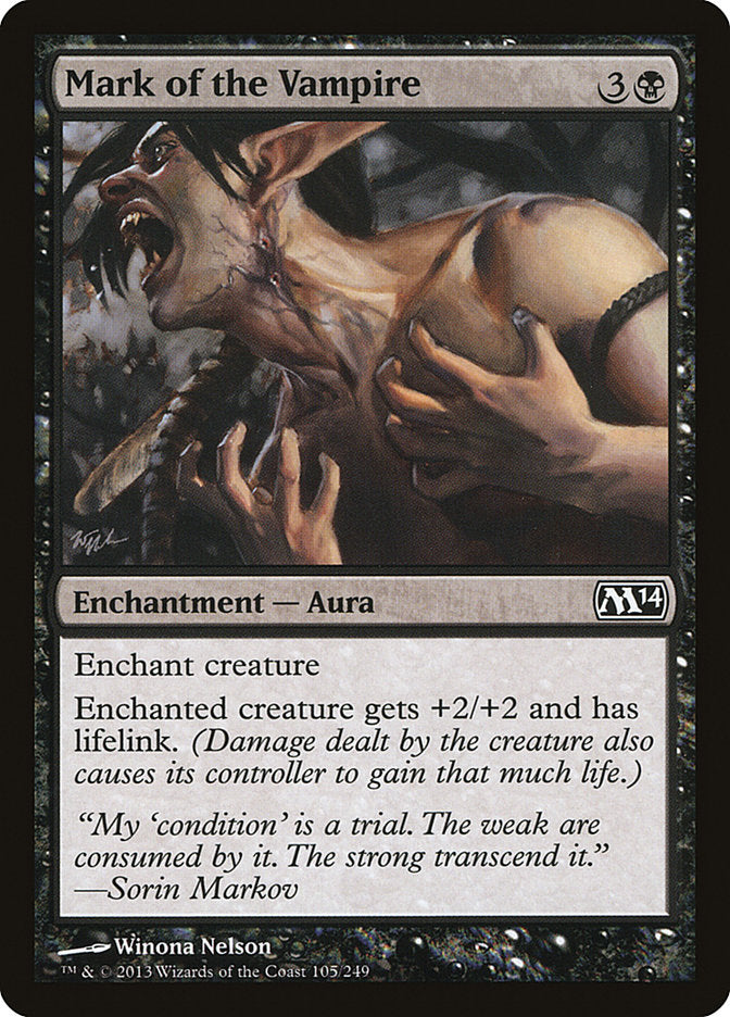 Mark of the Vampire [Magic 2014] MTG Single Magic: The Gathering    | Red Claw Gaming