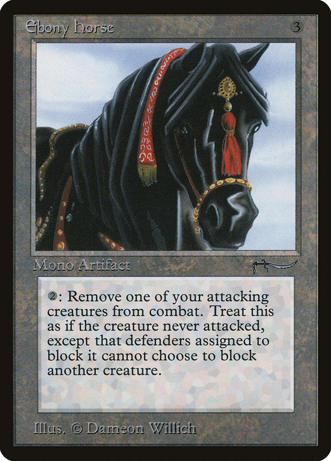 Ebony Horse [Arabian Nights] MTG Single Magic: The Gathering    | Red Claw Gaming