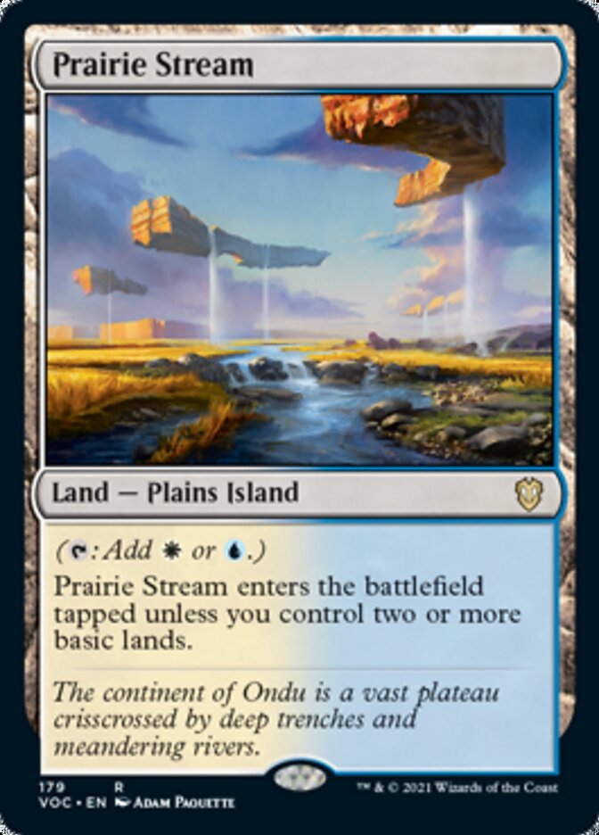 Prairie Stream [Innistrad: Crimson Vow Commander] MTG Single Magic: The Gathering    | Red Claw Gaming