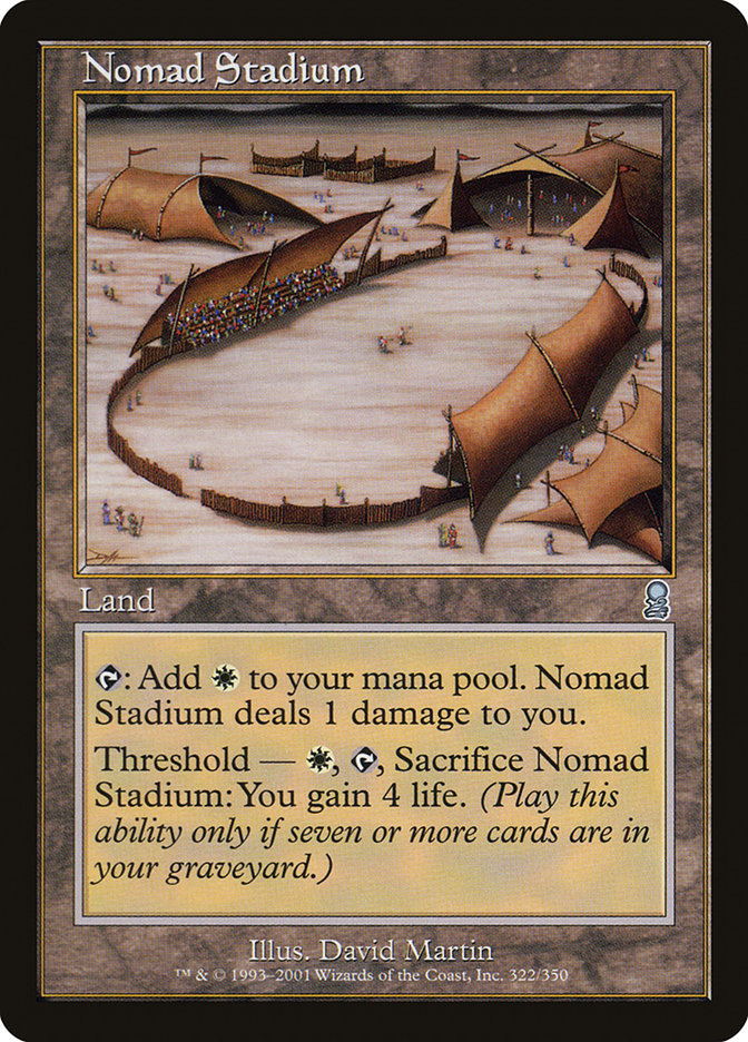 Nomad Stadium [Odyssey] MTG Single Magic: The Gathering    | Red Claw Gaming