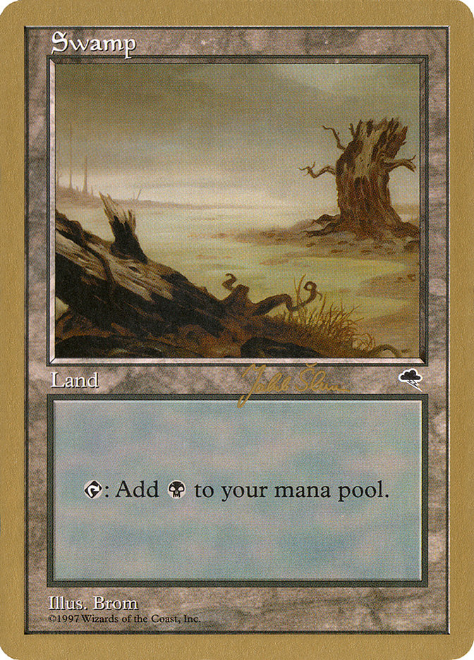 Swamp (js340a) (Jakub Slemr) [World Championship Decks 1999] MTG Single Magic: The Gathering    | Red Claw Gaming