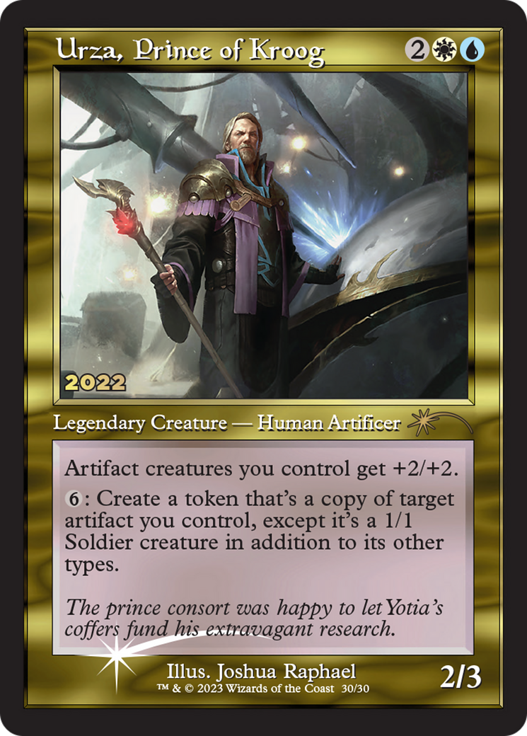 Urza, Prince of Kroog [30th Anniversary Promos] MTG Single Magic: The Gathering    | Red Claw Gaming