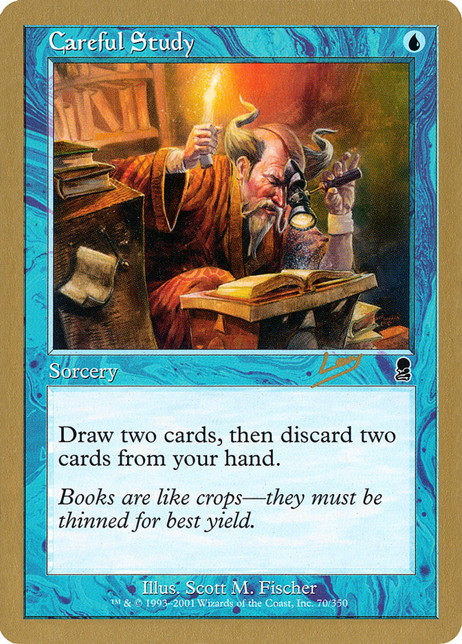 Careful Study (Raphael Levy) [World Championship Decks 2002] MTG Single Magic: The Gathering    | Red Claw Gaming