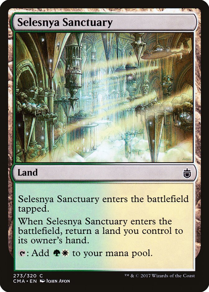 Selesnya Sanctuary [Commander Anthology] MTG Single Magic: The Gathering    | Red Claw Gaming