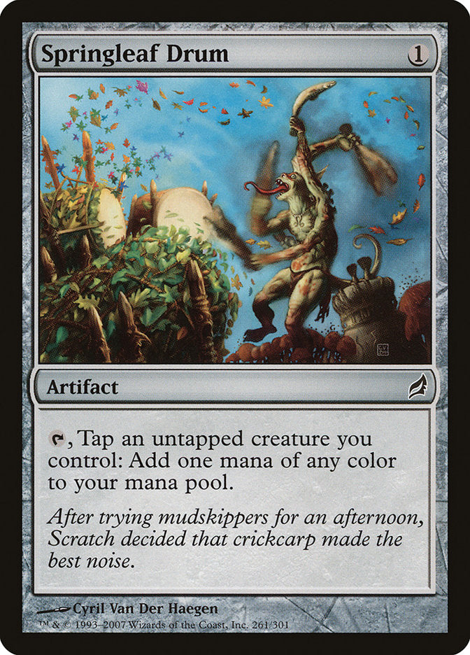 Springleaf Drum [Lorwyn] MTG Single Magic: The Gathering    | Red Claw Gaming