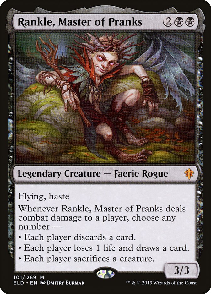 Rankle, Master of Pranks [Throne of Eldraine] MTG Single Magic: The Gathering    | Red Claw Gaming