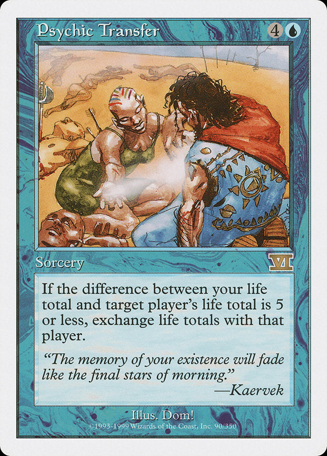 Psychic Transfer [Classic Sixth Edition] MTG Single Magic: The Gathering    | Red Claw Gaming