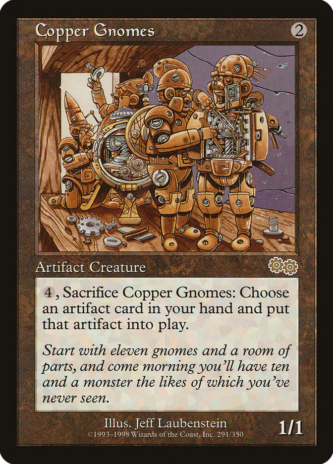 Copper Gnomes [Urza's Saga] MTG Single Magic: The Gathering    | Red Claw Gaming